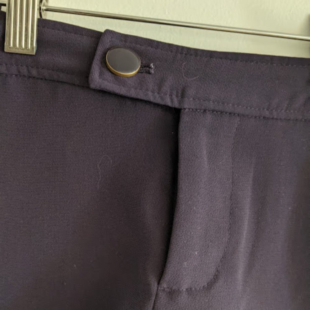 Banana Republic Navy Blue Dress Shorts Size 2 - Picture 10 of 11